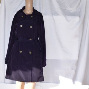 London Fog S Med trench coat navy